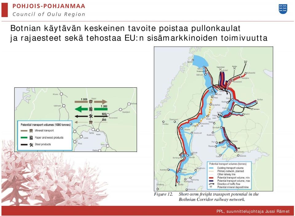 ja rajaesteet sekä tehostaa