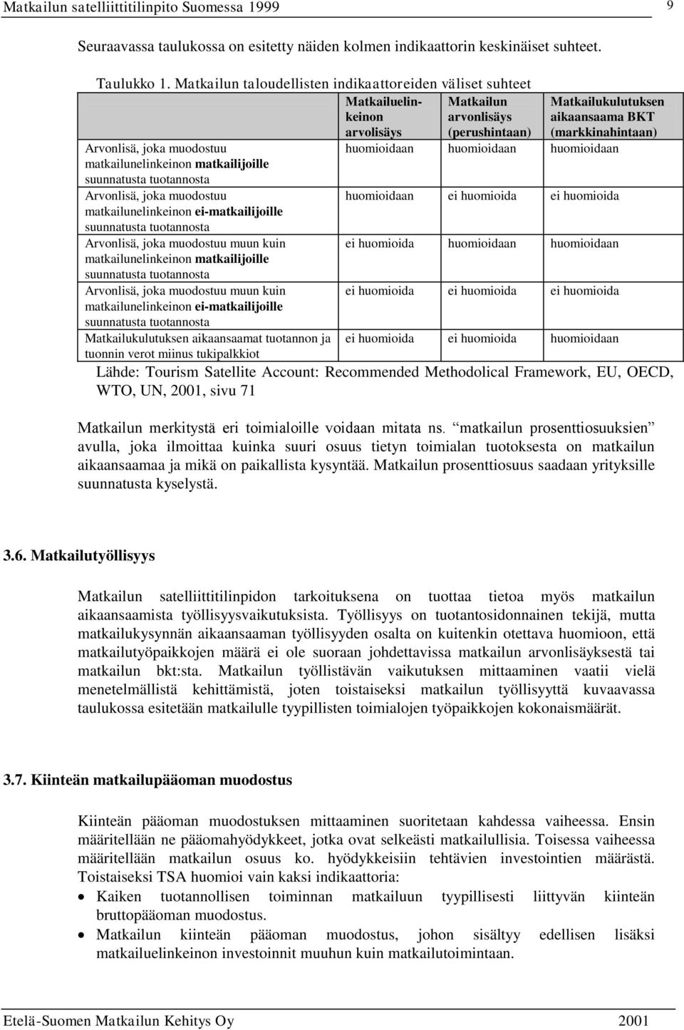 ei-matkailijoille suunnatusta tuotannosta Arvonlisä, joka muodostuu muun kuin matkailunelinkeinon matkailijoille suunnatusta tuotannosta Arvonlisä, joka muodostuu muun kuin matkailunelinkeinon