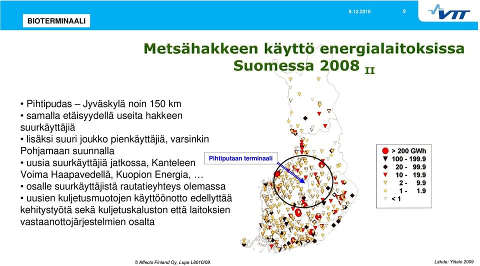 Kuopion Energia, osalle suurkäyttäjistä rautatieyhteys olemassa uusien kuljetusmuotojen käyttöönotto