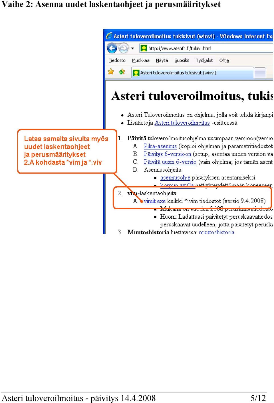 perusmääritykset Asteri