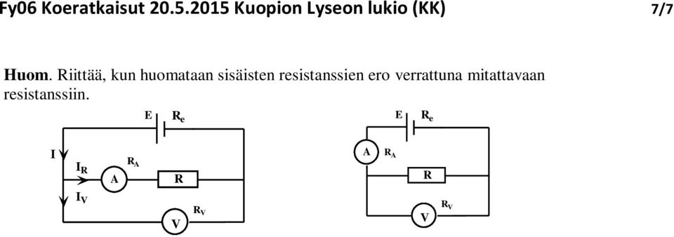 iittää, kun huomataan sisäisten