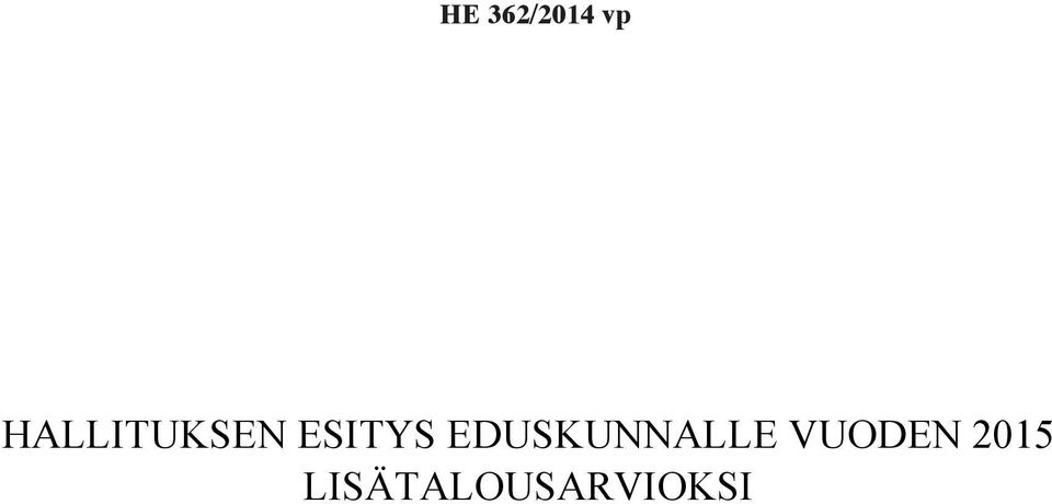 EDUSKUNNALLE VUODEN