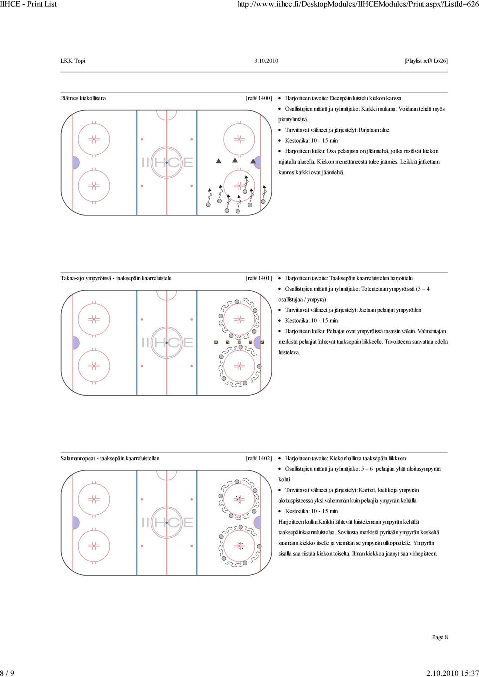 Leikkiä jatketaan kunnes kaikki ovat jäämiehiä.