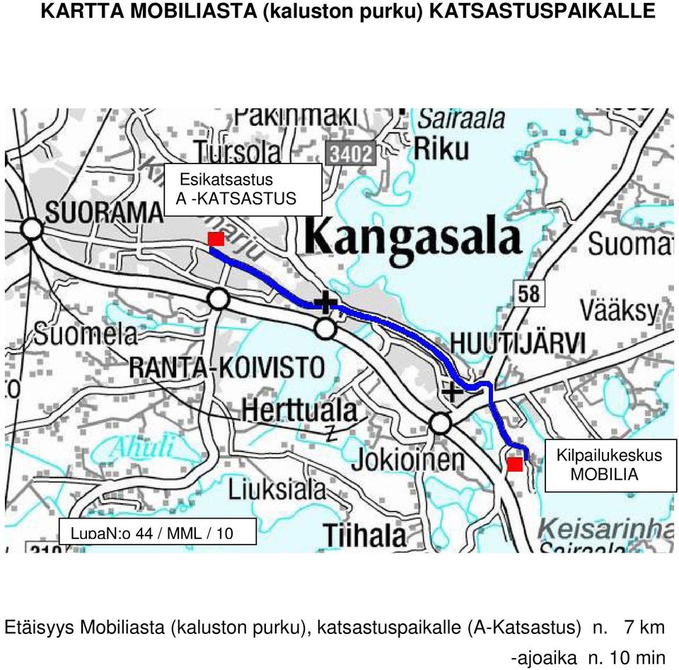 LupaN:o 44 / MML / 10 Etäisyys Mobiliasta (kaluston