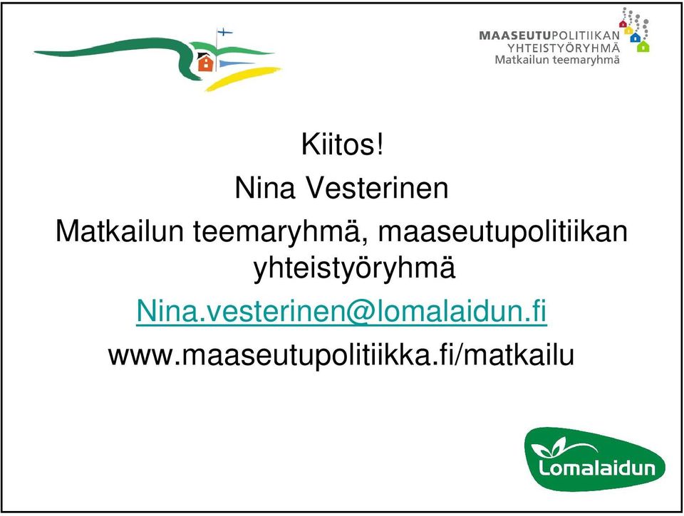 teemaryhmä, maaseutupolitiikan