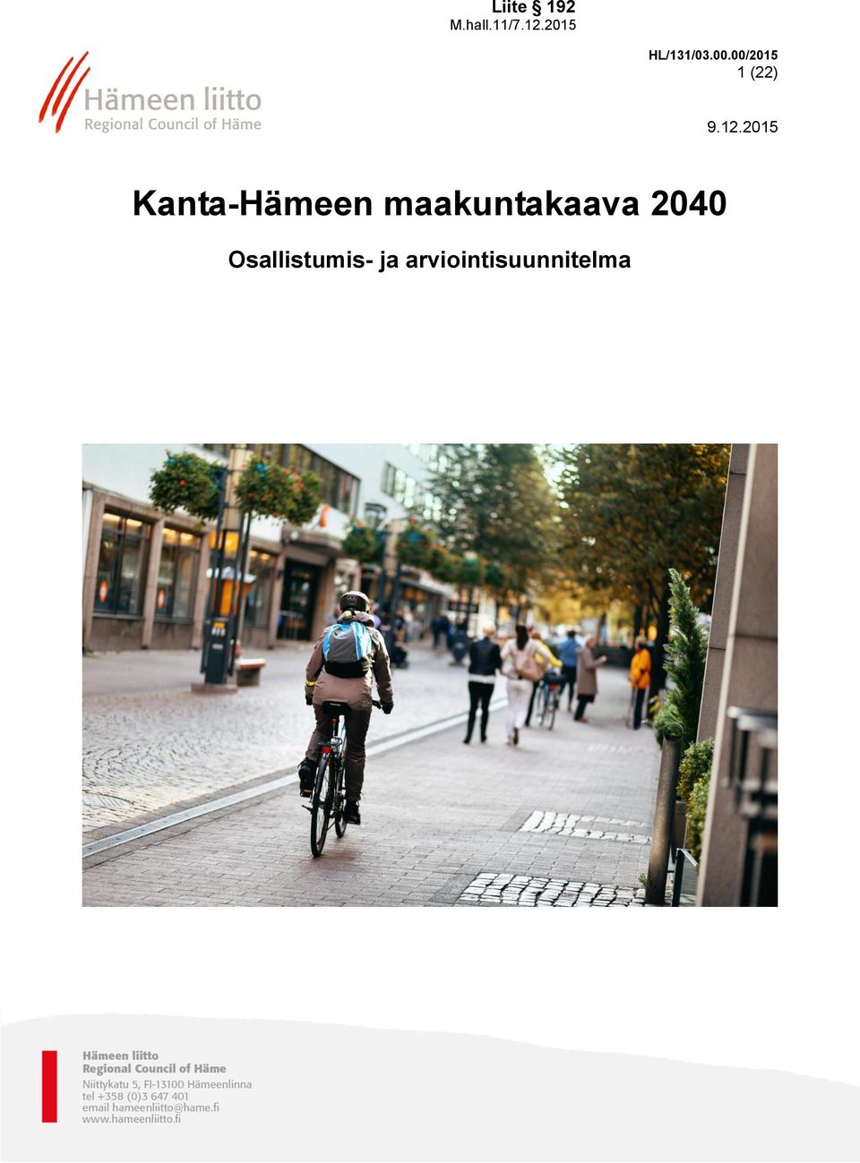 12.2015 Kanta-Hämeen maakuntakaava