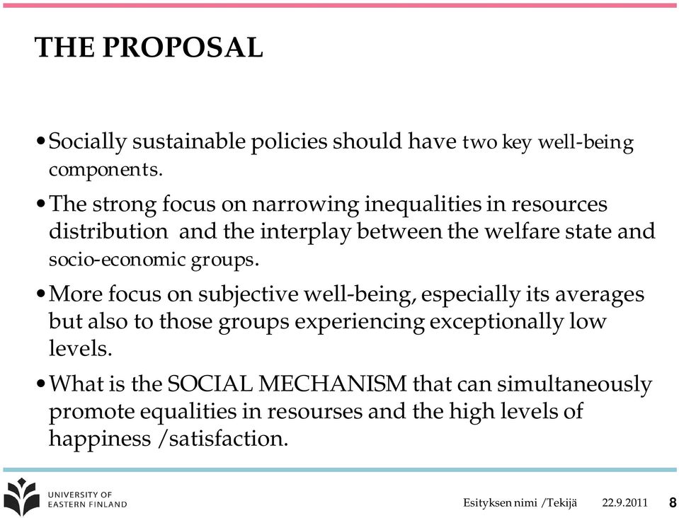 socio-economic groups.