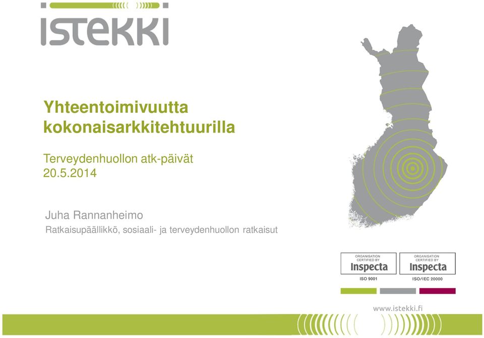 Terveydenhuollon atk-päivät 20.5.