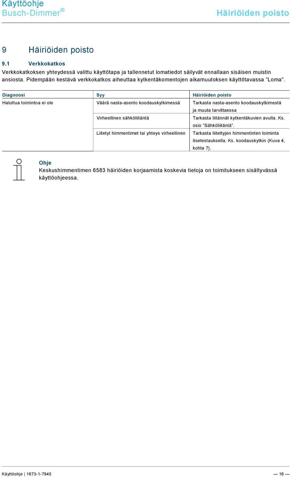 docx @ 183908 @ 1 @ 1 9 Häiriöiden poisto Pos : 47 / #Neustr uktur#/online-dokumentati on (+KN X)/Übersc hriften (--> Für all e D okumente <--)/2.