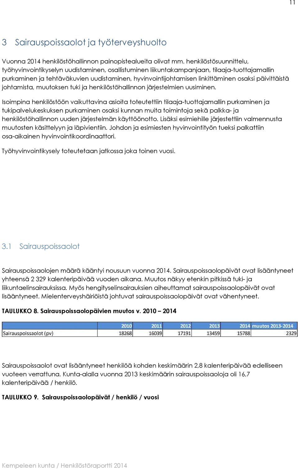 osaksi päivittäistä johtamista, muutoksen tuki ja henkilöstöhallinnon järjestelmien uusiminen.