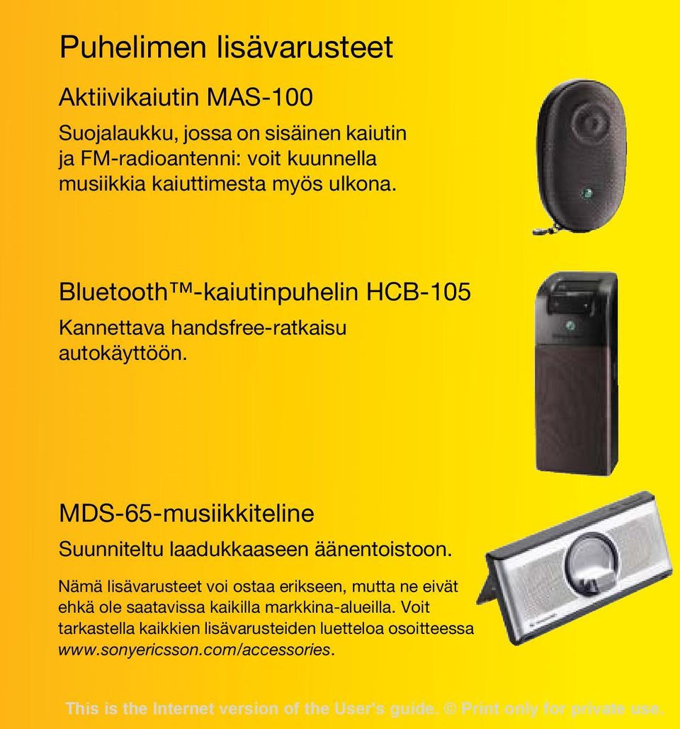 Bluetooth -kaiutinpuhelin HCB-105 Kannettava handsfree-ratkaisu autokäyttöön.