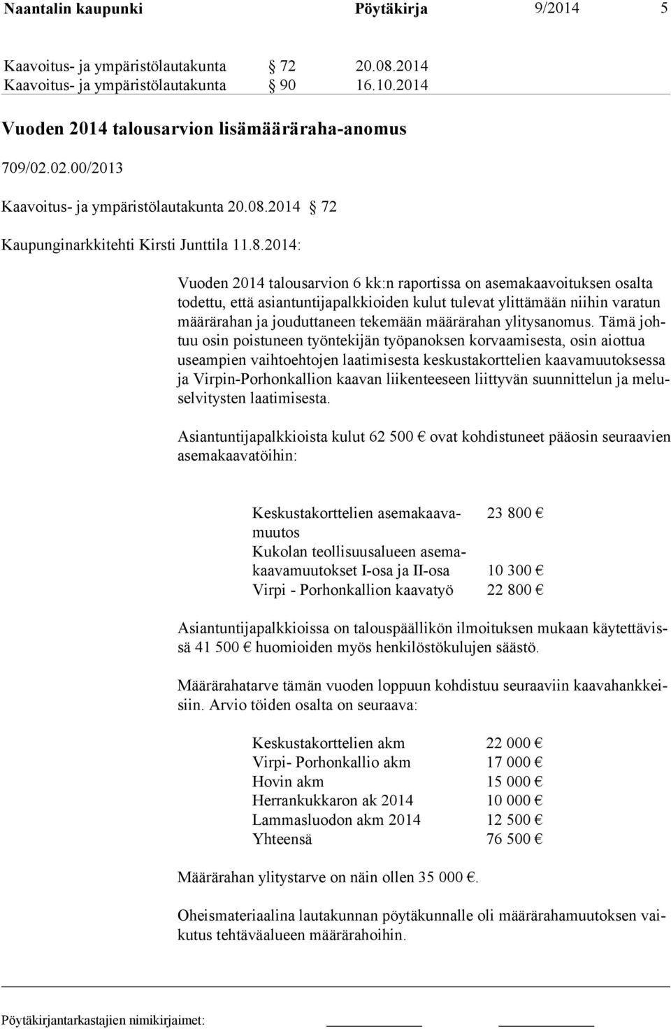 2014 72 Kaupunginarkkitehti Kirsti Junttila 11.8.