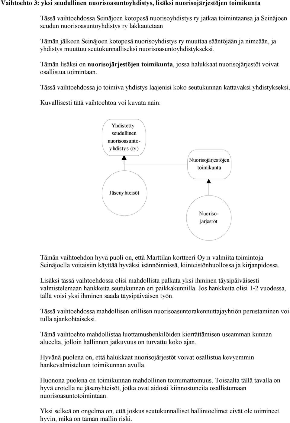 Tämän lisäksi on nuorisojärjestöjen toimikunta, jossa halukkaat nuorisojärjestöt voivat osallistua toimintaan.