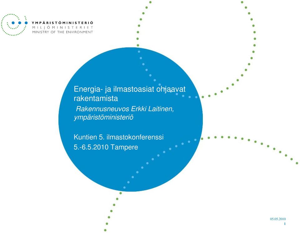 Laitinen, ympäristöministeriö Kuntien