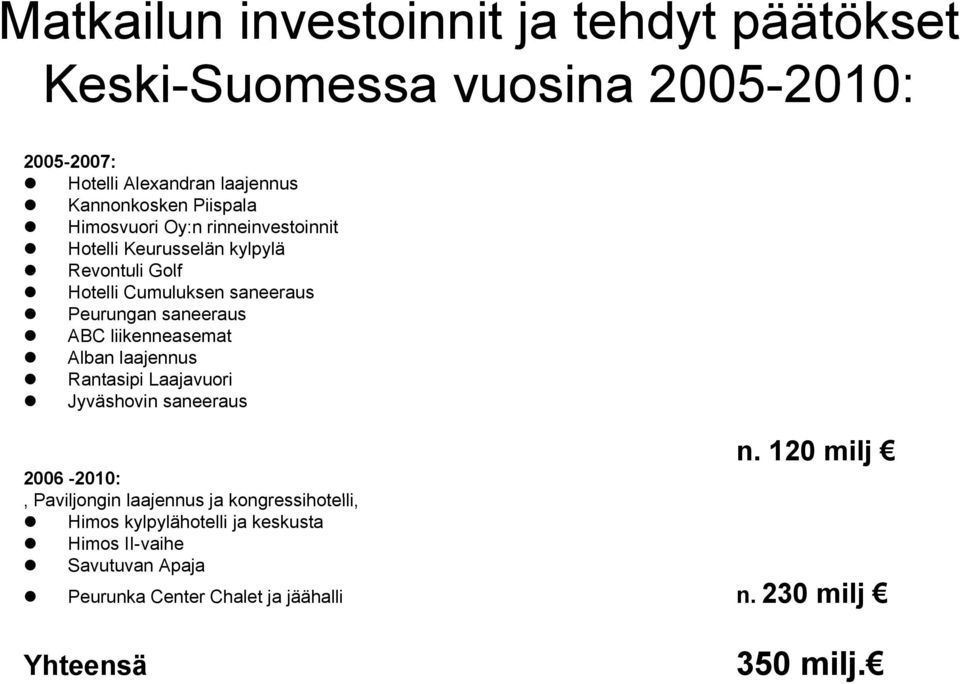 ABC liikenneasemat Alban laajennus Rantasipi Laajavuori Jyväshovin saneeraus 2006-2010:, Paviljongin laajennus ja kongressihotelli,