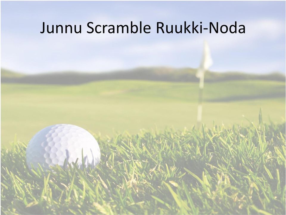 Kynnys osallistua matala: Pelimuoto scramble ja voit valita oman joukkuekaverin Lähiklubi