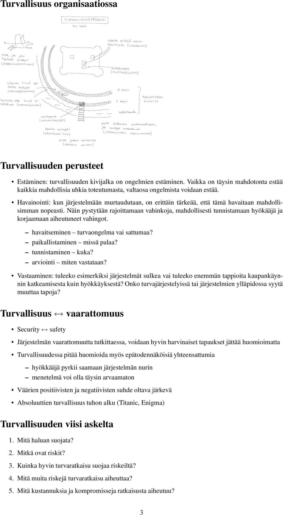 Havainointi: kun järjestelmään murtaudutaan, on erittäin tärkeää, että tämä havaitaan mahdollisimman nopeasti.