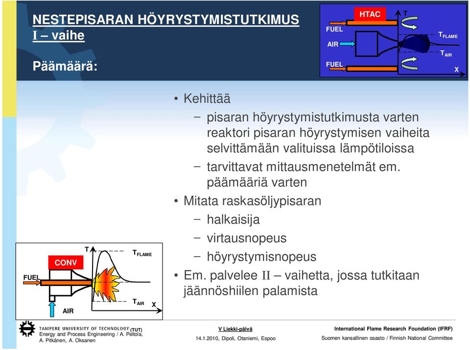tarvittavat mittausmenetelmät em.