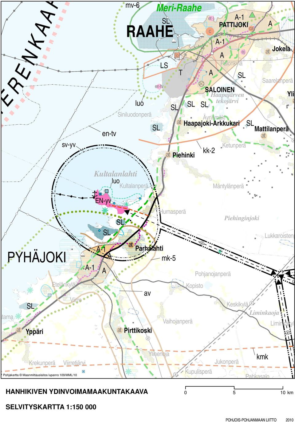 tekojärvi Kultalanlahti -1 Palonkylä Piehinki Pietipuhto Jokela SLOINEN luo PTTIJOKI LS sv-yv Pirttipaljas Viirretjärvi Pohjakartta Maanmittauslaitos lupanro