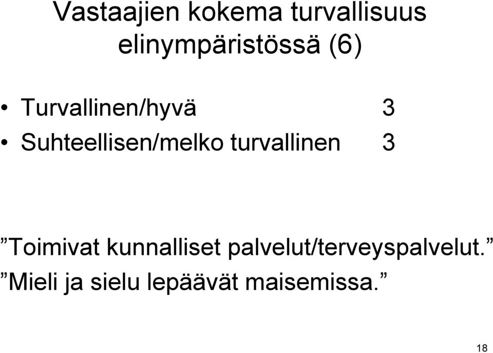 turvallinen 3 Toimivat kunnalliset