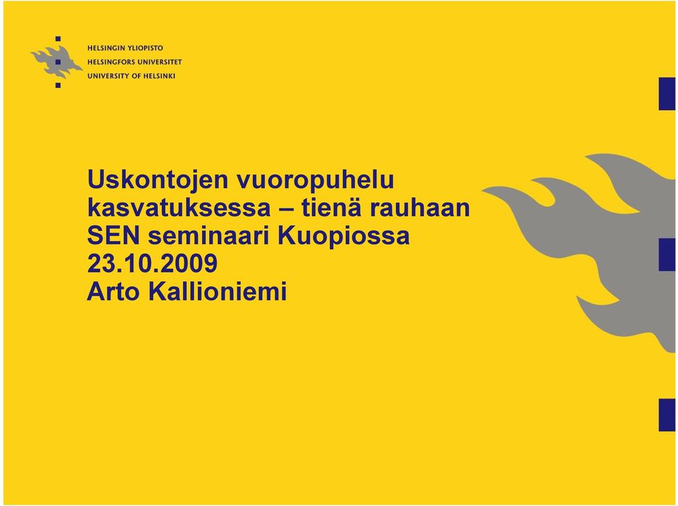 rauhaan SEN seminaari