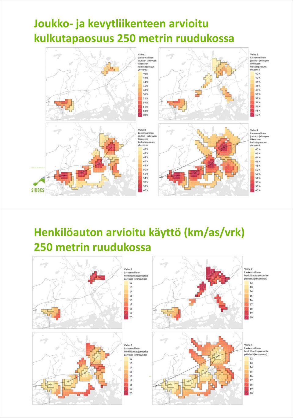 metrin ruudukossa Henkilöauton