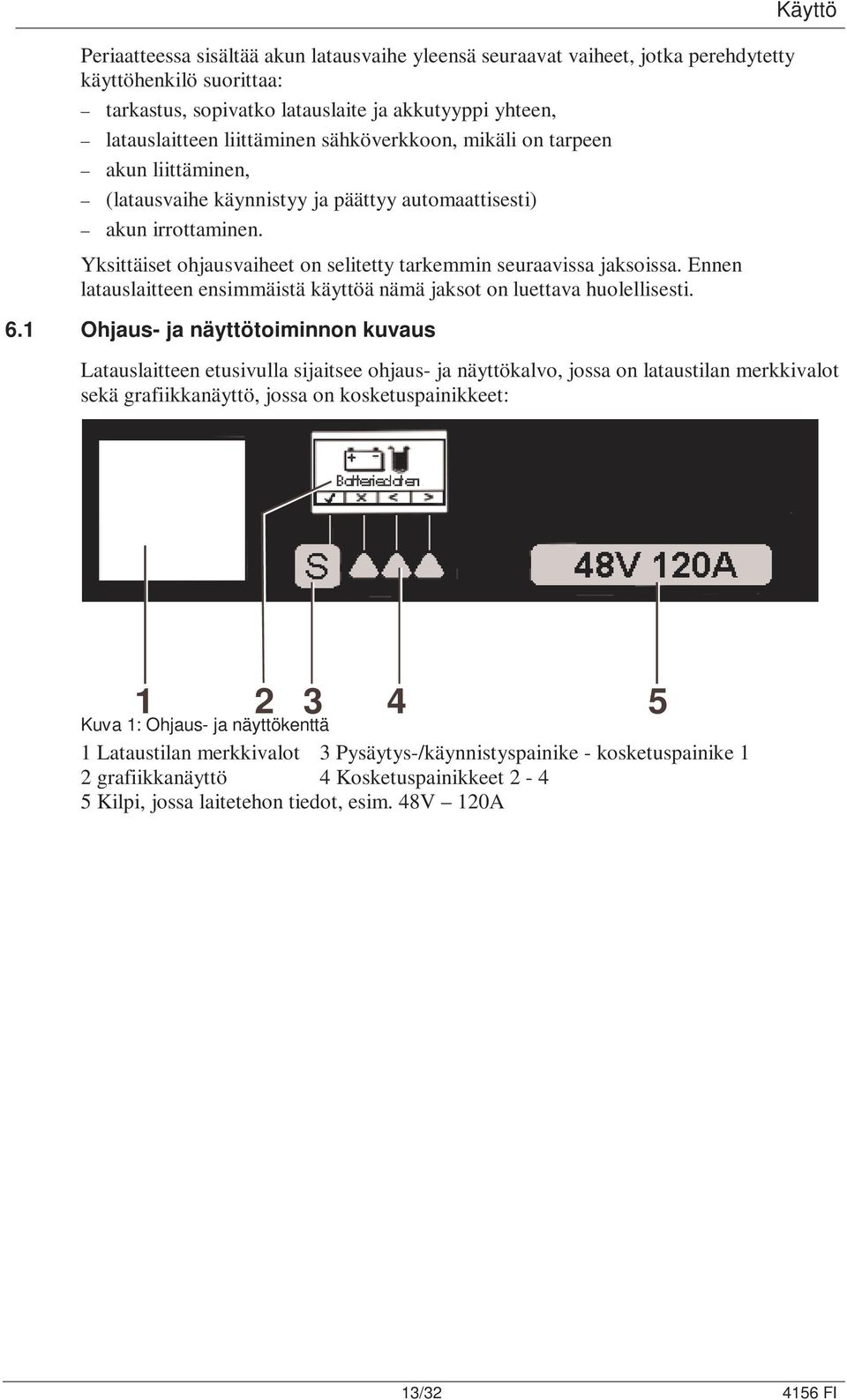 Ennen latauslaitteen ensimmäistä käyttöä nämä jaksot on luettava huolellisesti. 6.