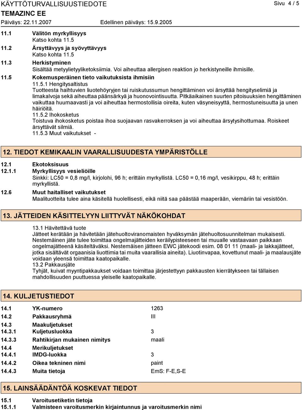 Kokemusperäinen tieto vaikutuksista ihmisiin 11.5.