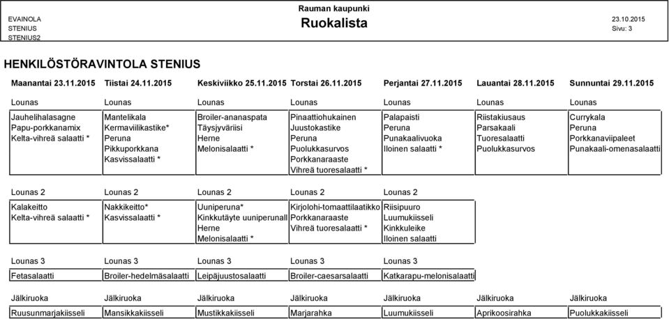 2015 Keskiviikko 25.11.