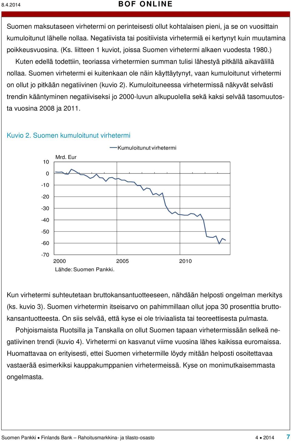 ) Kuten edellä todettiin, teoriassa virhetermien summan tulisi lähestyä pitkällä aikavälillä nollaa.