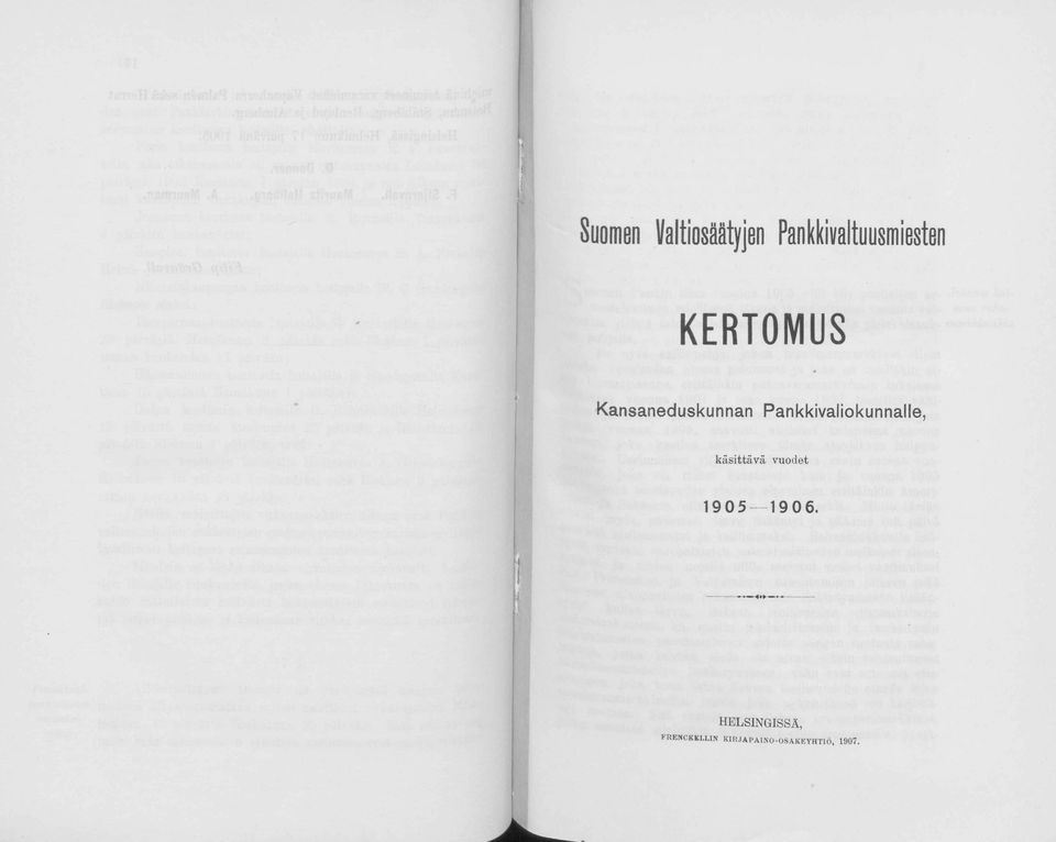 käsittävä vuodet 19 0 5 19 0 6.