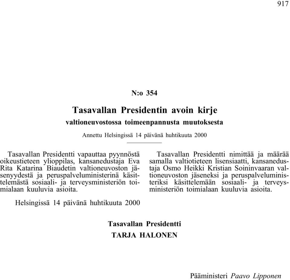 kuuluvia asioita.