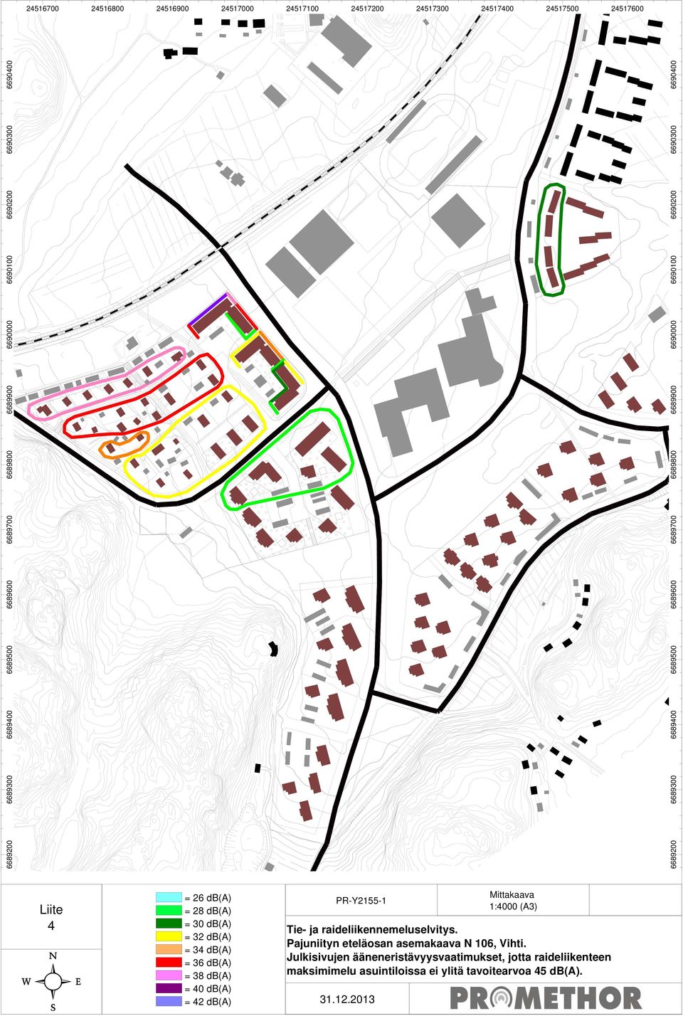 Pajuniityn eteläosan asemakaava N 106, Vihti.