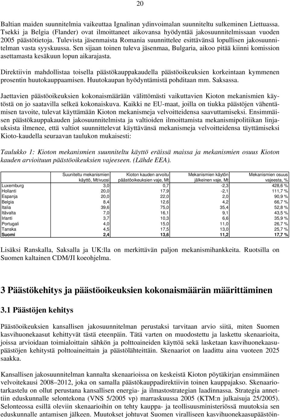 Tulevista jäsenmaista Romania suunnittelee esittävänsä lopullisen jakosuunnitelman vasta syyskuussa.