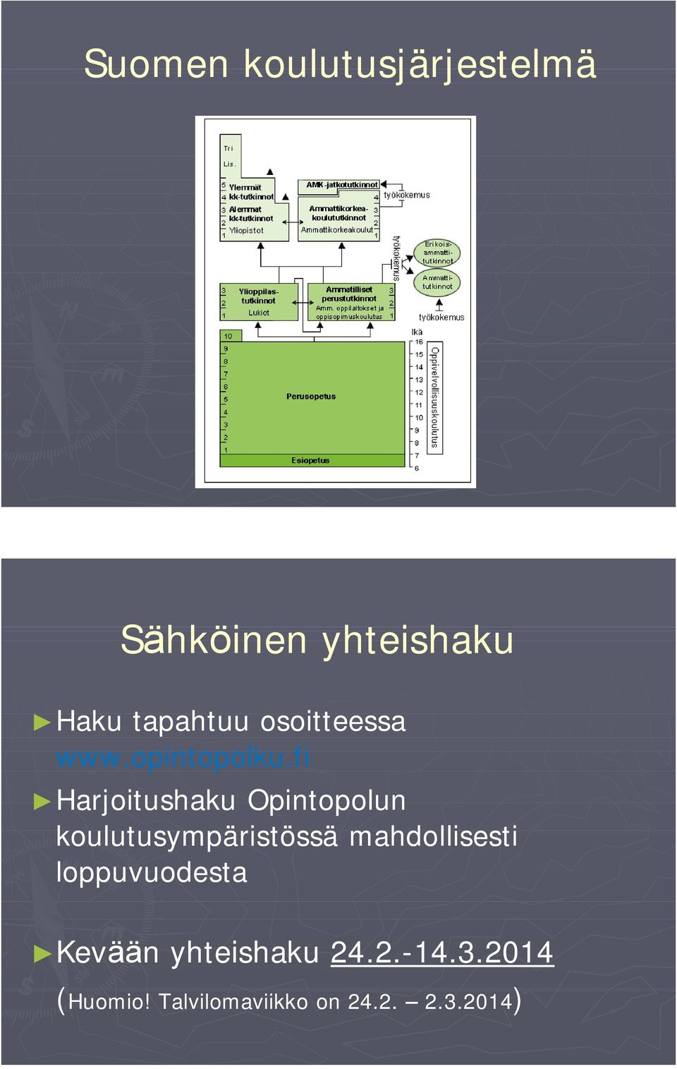fi Harjoitushaku Opintopolun koulutusympäristössä