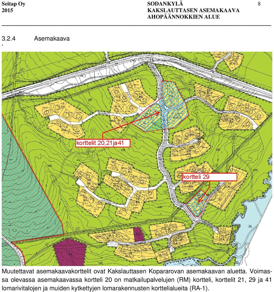 asemakaavan aluetta.