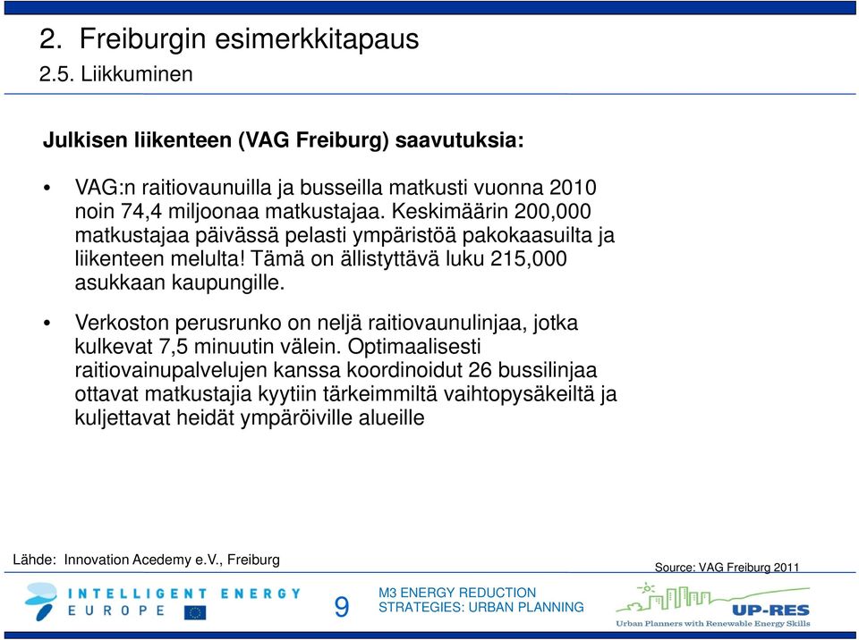 Keskimäärin 200,000 matkustajaa päivässä pelasti ympäristöä pakokaasuilta ja liikenteen melulta! Tämä on ällistyttävä luku 215,000 asukkaan kaupungille.