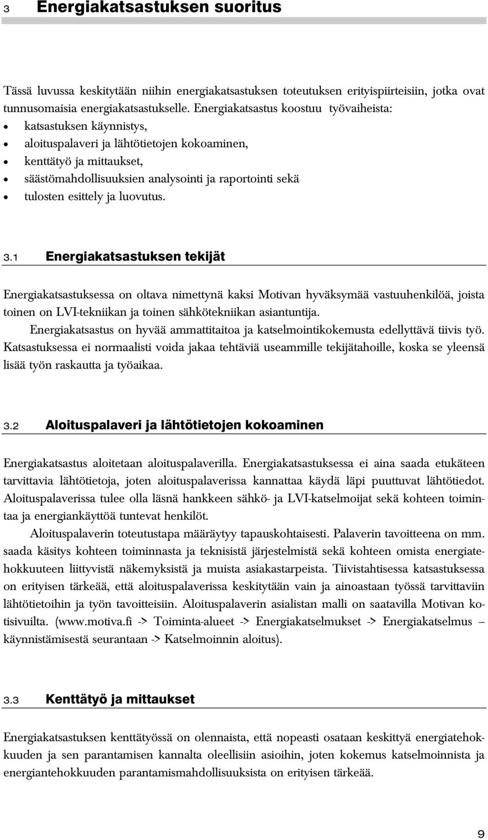 esittely ja luovutus. 3.