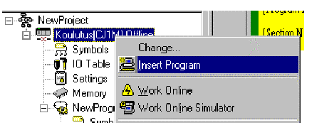 Symboloinnilla tarkoitetaan logiikkamuuttujien nimeämistä. CX- programmer lähestyy symbolointia nimenomaan symbolinimen, ei osoitteen, kautta.