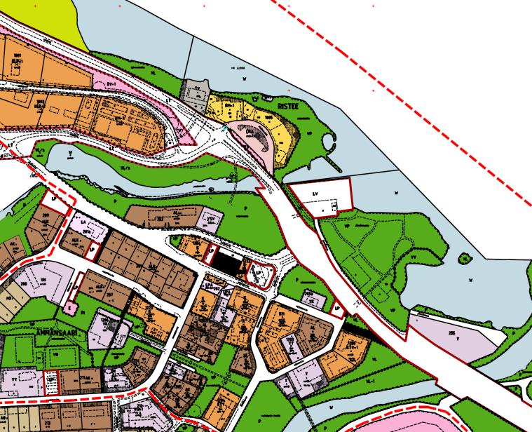 3.2.2 Yleiskaava Alueella on voimassa Ämmänsaaren osayleiskaava, jossa kaava-alue on osoitettu keskustatoimintojen alueeksi (C).