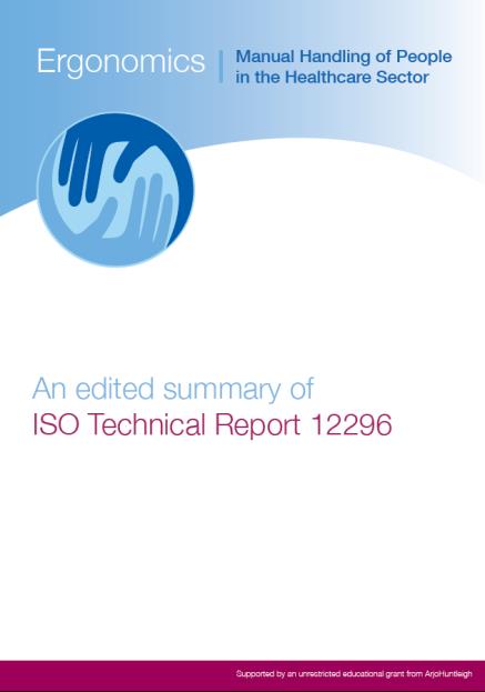 Sisältö Risk estimation and evaluation Organizational aspects Aids & equipment Buildings & environment Staff education & training Evaluation of intervention effectiveness ISO Technical Report