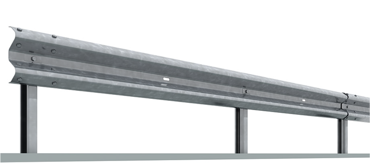 Kuva 12. BirstaW3 c/c 2 -kaide (Saferoad -tuote-esite 2016) BirstaK-kaidetyyppien leveys pylvään takareunasta johteen etureunaan on 140 mm ainepaksuuden ollessa 6 mm.