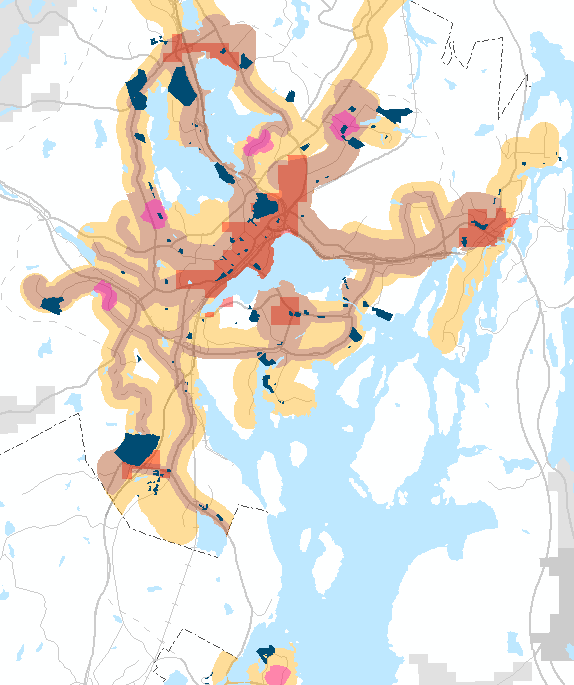 Lainvoimainen ja vireillä oleva kaavavaranto Kaupunkikehitysalustat Kangas: 150 000 k-m 2 Hippos: 25 000 k-m 2 Sairaalanmäki:? Jyväskylän kaupunkikeskusta 3.