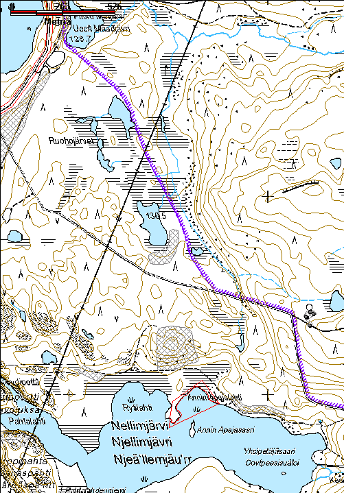 219 Kohdetyyppi: 5 Puolustusvarustukset Copyright: Metsähallitus 2008