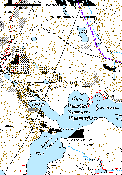 225 Kohdetyyppi: 5 Puolustusvarustukset Copyright: Metsähallitus 2008