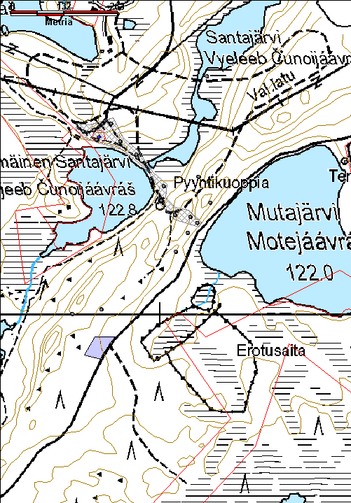 172 Kohdetyyppi: 5 Puolustusvarustukset Copyright: Metsähallitus 2008