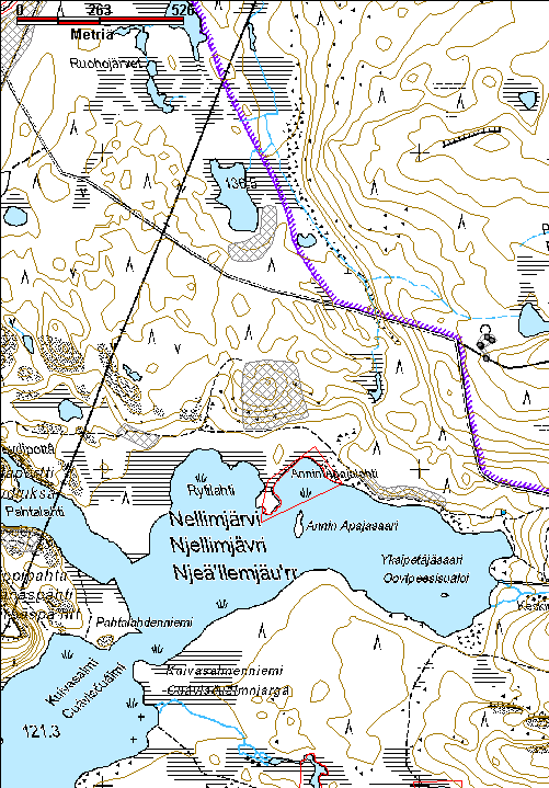 192 Kohdetyyppi: 5 Puolustusvarustukset Copyright: Metsähallitus 2008