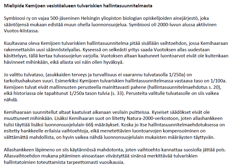 25. Symbioosi ry