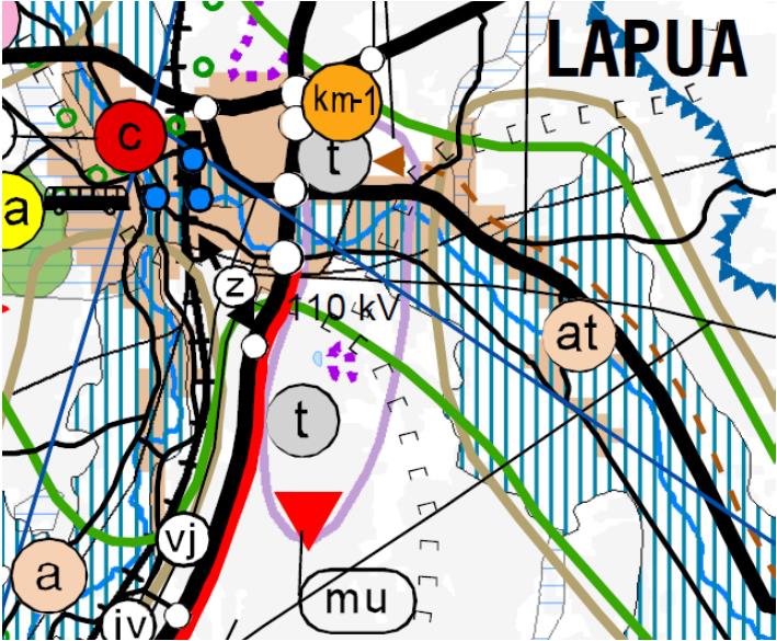 7 3.8. Maanomistus Kuvassa vihreällä ja keltaisella on osoitettu kaupungin omistamat alueet. Valkoiset alueet ovat yksityisessä omistuksessa. 3.9.