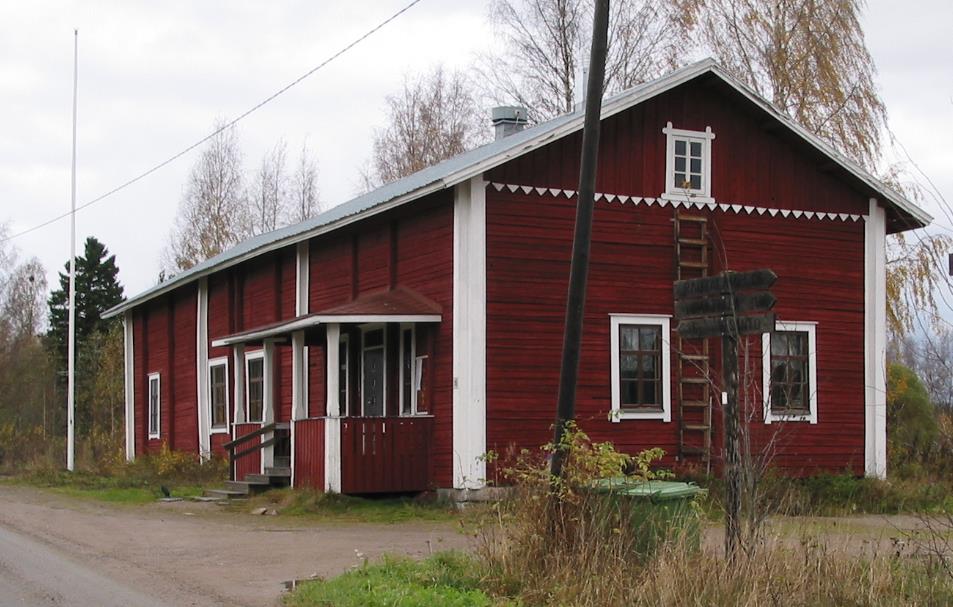 Kerkonkosken kanavamiljöö, RKY 2009 aluekohde Seurantalo 1920-luvulta, seinähirret